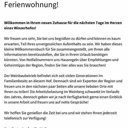 Ferienzimmer Moller *
